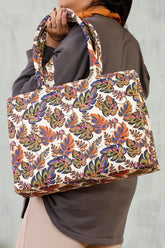 Canvas Tote Bags Golden Leaf